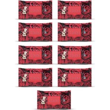 Toyigoo 9 Paket Red Rose Islak Havlu Mendil 90 Adet Kapaklı Gül Kokulu TYG-84037RS