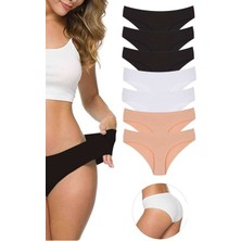 Toyigoo 7 Adet Kadın Dikişsiz Lazer Kesim Esnek Iz Yapmayan Külot S4 TYG-84037RS