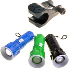 Toyigoo Buffer® Pilli Zoomlu Ledli Bisiklet Ön Farı El Feneri Aydınlatma Lambası TYGRSYT9573