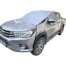 MarkEntegra Büyük Boy Araç Güneşlik ve Koruyucu Yarım Branda (180X150 Cm)