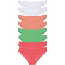 Toyigoo 8 Adet Süper Eko Set Likralı Kadın Slip Külot 527 TYG-84037RS