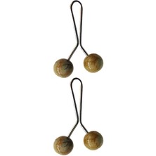 Toyigoo 2 Adet Tesettür Eşarp ve Şal Klipsi Hardal TYG-84037RS