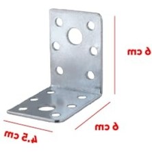 MarkEntegra Köşe Bağlantı Sabitleme L Demir 60X60X45 mm (10 Adet)