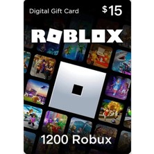 Roblox Robux Gift Card 1200 Robux Dijital Kod Hızlı Aktivasyon ile Online Teslimat