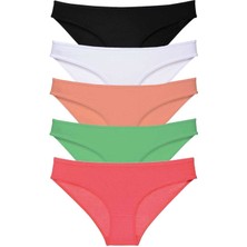 Toyigoo 5 Adet Süper Eko Set Likralı Kadın Slip Külot 517 TYG-84037RS