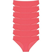 Toyigoo 7 Adet Süper Eko Set Likralı Kadın Slip Külot Fuşya TYG-84037RS