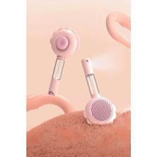 MarkEntegra Ikili Basmalı Telli Su Spreyli Evcil Hayvan Fırçası