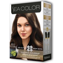 Toyigoo 2 Tüp Krem Saç Boyası Seti Koyu Kumral No:6.0 TYG-84037RS