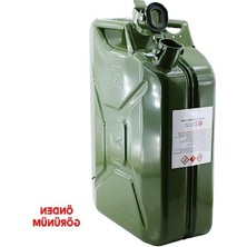 MarkEntegra Metal Benzin Bidonu - 20 Litre Akaryakıt Taşıma ve Depolama