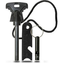 Toyigoo Buffer® Acil Durum Magnezyum Çubuk Çakmaktaşı Hayatta Kalma Ateş Başlatıcı Çakmak Kiti Dü