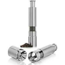 MarkEntegra Yüksek Kaliteli Çelik Manuel Baharat Değirmeni - Modern Tasarım