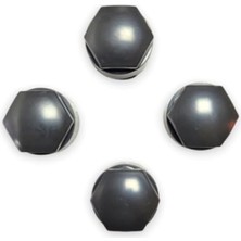 MarkEntegra Şifreli Bijon Kapağı Koyu Gri, 4 Adet, Uyumlu Q5 Modeli (2021-2025)