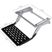 MarkEntegra Off-Road Çekme Karavan Basamağı, Manuel Yaylı, 40 cm