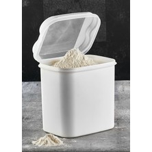 MarkEntegra 4500ML Kapasiteli Beyaz Saklama Kabı