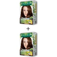 Toyigoo 2x2 Tüp Krem Saç Boyası Seti Koyu Karamel No:7.7 TYG-84037RS