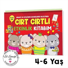 4-6 Yaş Dikkati ve Düşünme Becerilerini Geliştiren Cırt Cırtlı Etkinlik Kitabım