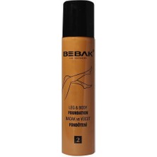 Bebak 75 ml Bacak ve Vücut Fondöteni Medium Tone Makyaj Ürünü