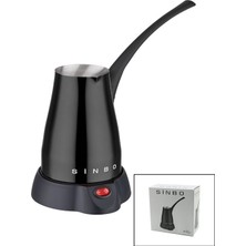 Vice Avm SİYAH ELEKTİRKLİ CEZVE TÜRK KAHVE MAKİNESİ 5 FİNCAN - 400ML HAZNE PASLANMAZ ÇELİK 360 DERECE DÖNEBİLME SCM-2960 GO-53-vice 01720