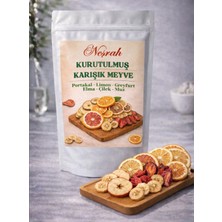 Neşrah Kurutulmuş Karışık Meyve Dilimleri - 70 Gram (Çilek, Muz, Elma, Portakal, Greyfurt, Limon)