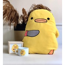 Giftmoda Civciv Tasarımlı Kutulu Kupa ve Yastık Set