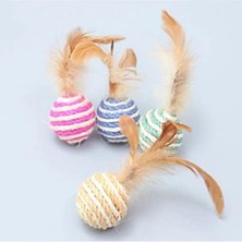 MarkEntegra Tüylü Kedi ve Köpek Oyun Topu - 1 Adet