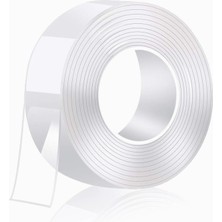 Keogh 5m Çift Taraflı Bant Ekstra Güçlü Yıkanabilir Ince Nano Bant, Halı, Ev, Mutfak, Araba Veya Ofi