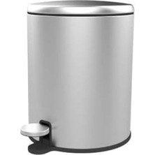 MarkEntegra Siyah Renkli 6 Litrelik Pedallı Çöp Kovası