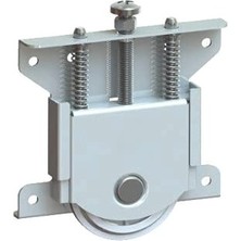 Sürgülü Gardrop Kapak Tekerleği 80KG Tek Makara Mekanizması