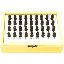 26127 36 Pc Letter And Number Punch Set