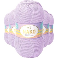 Toyigoo 5 Adet Elite Baby El Örgü Ipi Tüylenmeyen Bebek Yünü Mine Çiçeği 5090 TYG-84037RS