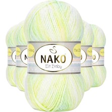 Toyigoo 5 Adet Mini Batik Bebe El Örgü Ipi Sarı Yeşil 32424 TYG-84037RS