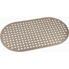 Efe Mark Premium Serisi Banyo - Küvet Içi Kaydırmaz Vantuzlu Yuvarlak Desenli Oval Paspas 66,5 x 36,