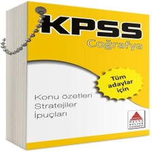 Epilons Delta Kültür Kpss Coğrafya Strateji Kartları