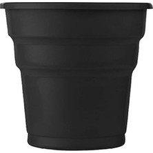 Roll-Up Plastik Meşrubat Bardağı Siyah 7 oz 25 Adet