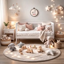 Renkli Masal Atölyesi Bebek Odası Dekorasyon Punch Pano