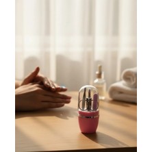 Zero Land Gld-Spt- Tırnak Bakım Manikür Pedikür Seti 4 Parça Pembe Kompakt Taşınabilir Tasarım