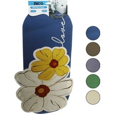 Vice Avm ÇİÇEK FİGÜRLÜ - RENKLİ   45X75CM   SU EMİCİ - SİHİRLİ  BANYO PASPASI  ELASTİK GO-53-vice 01433