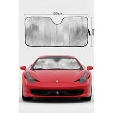 TUMKE Araba Ön Cam Güneşlik Katlanır Metalize   Otomobil Güneşligi Araç Gölgelik Oto Içi