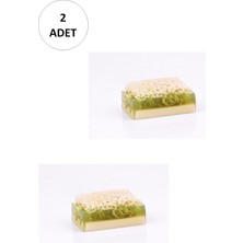 Toyigoo 2 Adet Doğal Kabak Lifli Çay Ağacı Sabunu TYG-84037RS