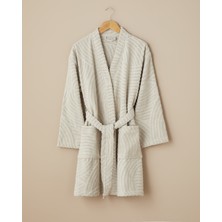 English Home Curve Pamuk Bornoz L-Xl Bej