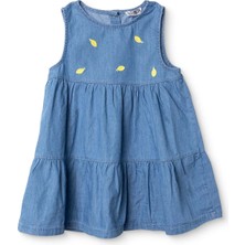 Hellobaby Kız Bebek Elbise Meyve Baskılı Bisiklet Yaka Atlet Reçme