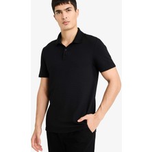 DeFacto Ultra Yumuşak Slim Fit Polo Yaka Kısa Kollu Pamuklu Modal Karışımlı Basic Tişört M6609AZ26SP