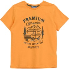 Discovery Expedition Baskılı Turuncu Erkek Çocuk T-Shirt D6SB-TST3077