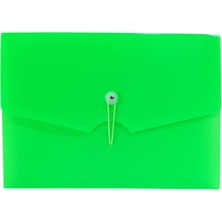 Bigpoint Körüklü Dosya 13 Cepli Lastikli A4 Yeşil