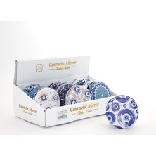 İntora Nazar Boncuklu Taşlı El Aynası Kalın