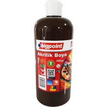 Bigpoint Akrilik Boya 500 Gram Kahverengi