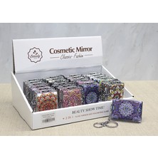 İntora Taşlı El Aynası Anahtarlık