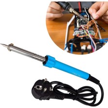 Twin Store® 40W Plastik Saplı Elektrikli Döner Başlıklı Havya Kalemi Elektrikli Döner Başlı Lehim K