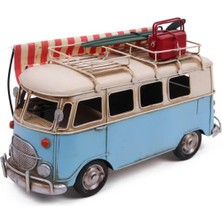 İntora Dekoratif Metal Minibüs Tenteli Vosvos Hediyelik