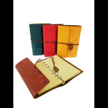 İntora Yaprak Desenli Hatıra Defteri Dekoratif Hediyelik